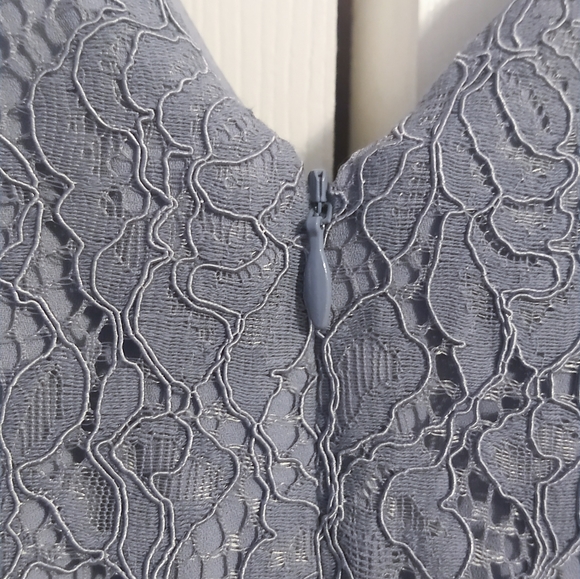 BHLDN Fame and Partner Dona Lace Maxi Dress in Blue Size 6 - Picture 5 of 8